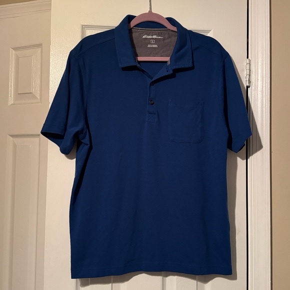💙 Eddie Bauer Blue Polo - Picture 1 of 2